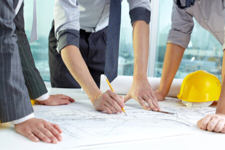Team der Armitech AG auf einer Baustelle